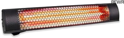 RFWR® Terrasverwarmer 2000W Infrarood Plafondverwarming voor Binnen en Buiten, IP55, Wand- of Plafondbevestiging