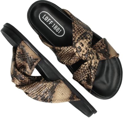 LOFF 1881 Slippers - Dames - Beige - Maat:37
