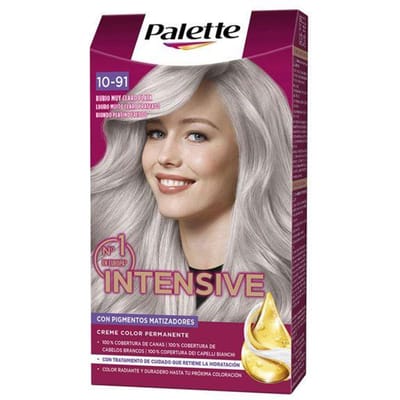 PALETTE INTENSIVE haarkleur #10.91 - Zeer Licht Zilverblond 1 eenheid