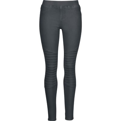 R.E.D. Rock-Engineered Design Zwarte legging in biker-look - Dames - S
