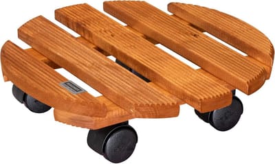 Plantenroller hard - Ø 30 mm x 8 cm - bruin