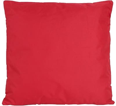 Anna's collection Buiten of tuin sier kussens - rood - 60 x 60 cm - binnen/buiten - zitkussens tuinbank