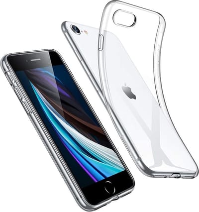 Ceezs Telefoonhoesje geschikt voor Apple iPhone SE (2022 / 2020) / iPhone 7/8 - silicone case - optimale bescherming - backcover - transparant