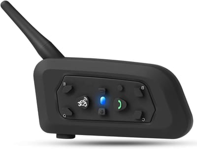 MRKK® Motorhelm Headset - Intercom - Bluetooth - Zwart