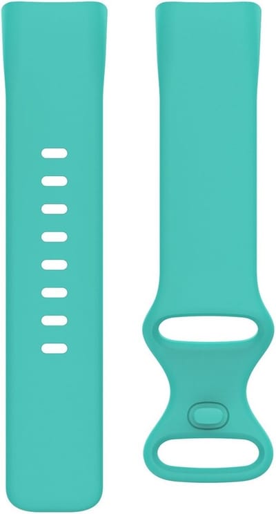 DrPhone FVS TPU Siliconen Polsband – Armband – Sportband Geschikt voor Fitbit Charge 5 – Turquoise