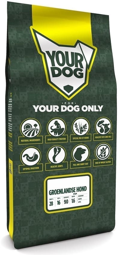 Yourdog Groenlandse hond Rasspecifiek Puppy Hondenvoer 12kg | Hondenbrokken