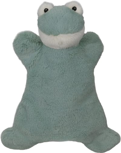 The Puppet Company handpop knuffel - zachte kikker pop voor kinderen.