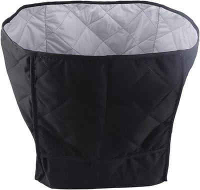 Apparaat Cover - Keukenmachinehoes Beschermhoes - Apparaten Beschermen - Met Opbergvakken - 32 x 31 x 36 cm - Zwart