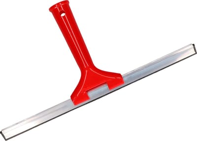 Buemag Raamwisser/raamtrekker - kunststof handvat - rood - 30 cm breed - douche wisser