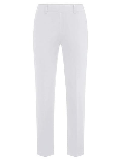 Slim Fit 7/8-broek Van Peter Hahn wit