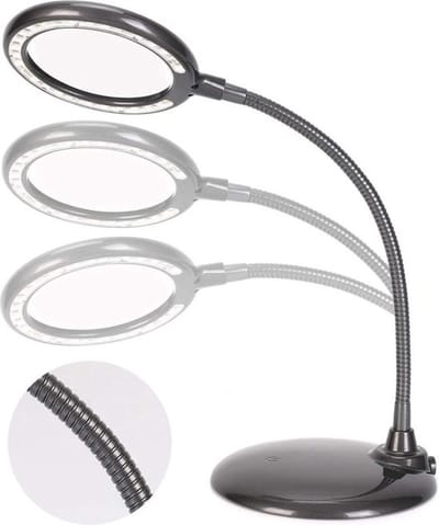 Vergrootglas met licht - Vergrootglas op standaard - Vergrootglas - Vergrootspiegel voor volwassenen en kinderen - Zwart
