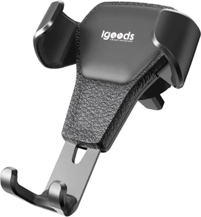 Igoods Telefoonhouder - Telefoonhouder met Klem - Auto Ventilatie - Universeel - Telefoonhouder Auto