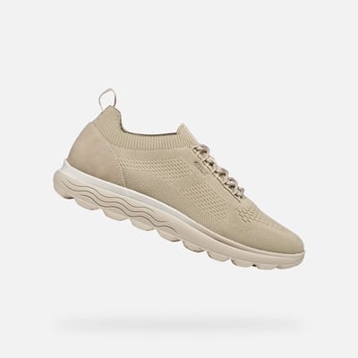 GEOX SPHERICA HEREN Sneakers - BEIGE/BEIGE - Maat 42