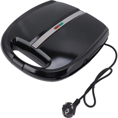 Sandwich Panini Ontbijtmaker Dubbelzijdig Anti-aanbak Steak Panini Grill Machine   1200?1400W L black