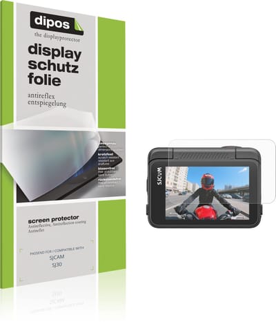 dipos – 4x Matte Beschermfolie geschikt voor SJCAM SJ30 | Krasbestendige & antireflecterende Screenprotector Ultra-Thin