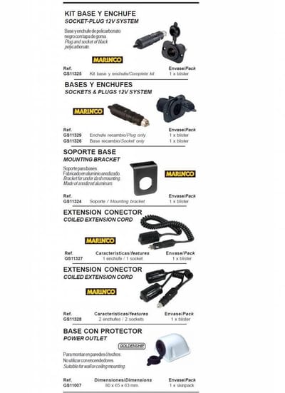 Goldenship Stekker Met Basisbescherming Wit 63 x 65 x 80 mm