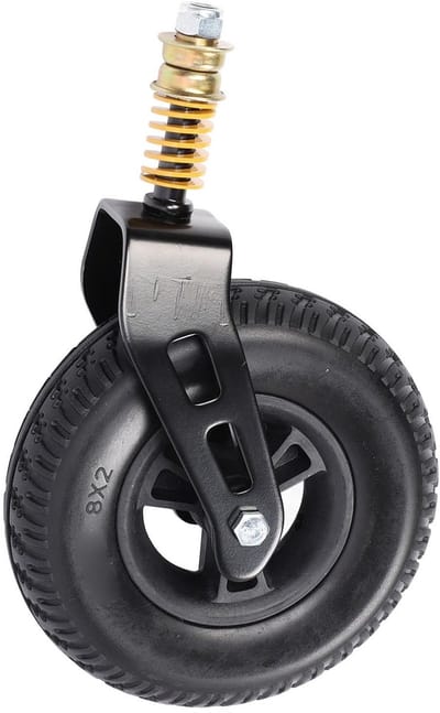 Dailygoods- Voorwiel 8 Inch - Rolstoelwiel - Voorwielsteun - Hoge