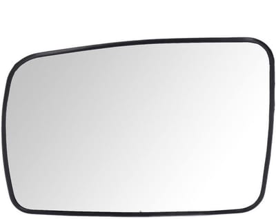 SnelShoppen - Verwarmde Spiegelglas Voor Land Rover Freelander 2 2006-2009, Passagierszijde Met Ondersteuningsplaat, Spiegelfunctie Tegen Vorst En Mis