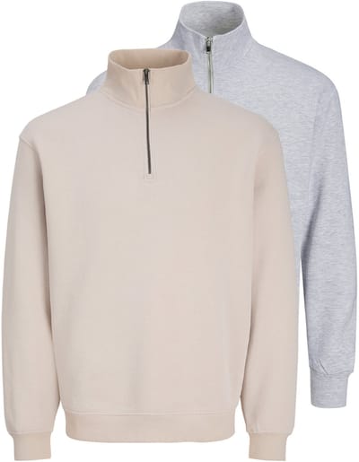 Jack & Jones Heren sweattroyer 2 pack Bradley