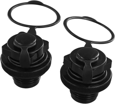 Ventiel Adapter - Boot Ventiel - Watersport Accessoires - Lekvrij Ontwerp - 2 Stuks - Zwart