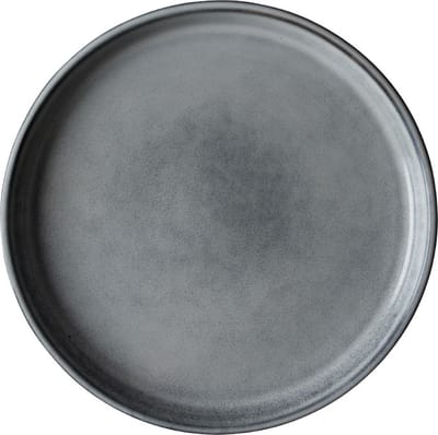 Dutch Rose Serenity Borden - Ø 18,5cm - Stoneware Handgemaakt - Grijs