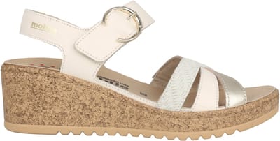 Mephisto Mobils Nancia - dames sandaal - Goud - maat 39 (EU) 6 (UK)