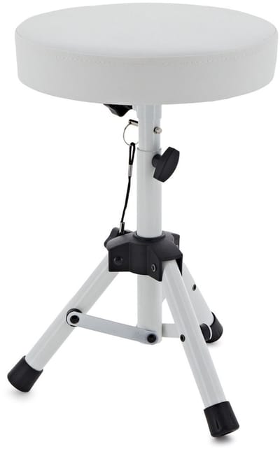 Mini Drum Throne Kruk van Gear4music, Wit
