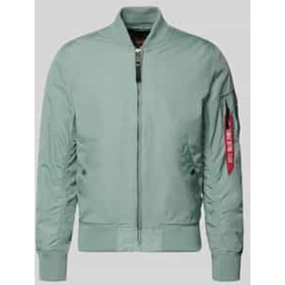regular fit jack met opstaande kraag