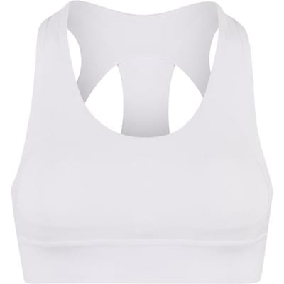 Urban Classics Bustier - Ladies Sports Bra - XS tot S - voor Vrouwen - wit