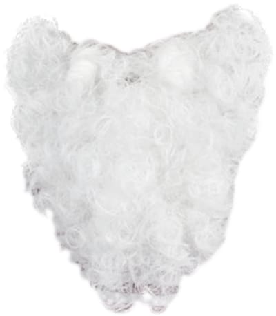 Witbaard Baard Kabouter Synthetisch Wit