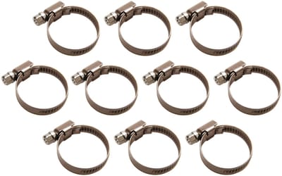 BGS Slangklem roestvrij 30 x 45 mm 10 delig