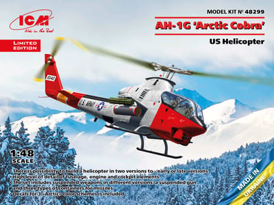 ICM Modelbouwpakket Helikopters - 48299 AH-1G Arctic Cobra - US Helicopter Plastic - 1:48 - Modelbouw