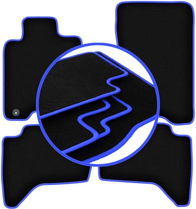 CARLUX-BLUE automatten voor: Mitsubishi L200 IV pick-up (2006-2015)