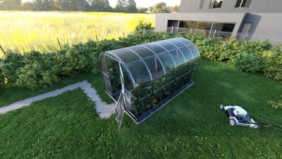 KLASIKA ARCH Tuinkas - 3 x 4 m (12 m²) - 4 mm Dikte - Kweekkas - Polycarbonaat afdekking