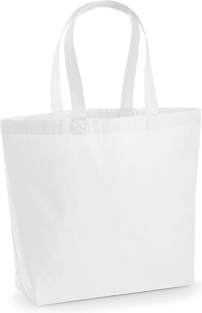 Westford Mill Premium Cotton Maxi Bag WM225 - White - 35 x 39 x 13,5 cm