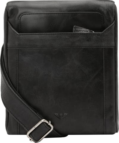 Voi City Cowboy Schoudertas Leer 20 cm - Jongens - schwarz