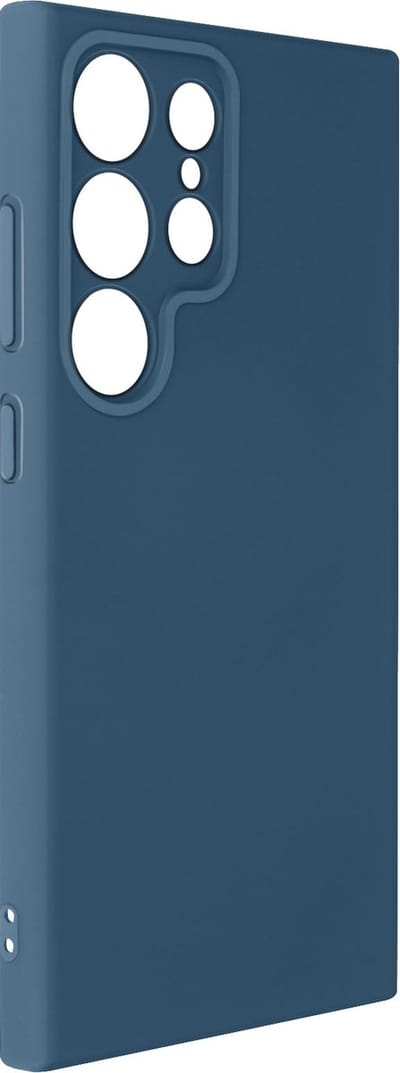 Avizar Case Geschikt voor Samsung Galaxy S24 Ultra Semi-stijve Soft-touch Fast Cover, Blauw