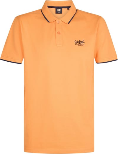 Petrol Industries - Heren Klassieke polo - Oranje Shirt - WK Voetbal Kleding - Oranje - Maat S