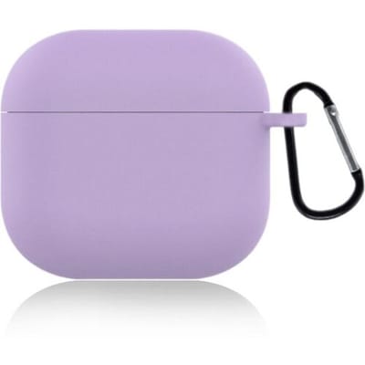 ShieldCase Siliconen Hoesje Geschikt voor Airpods 4 - Siliconen Case voor Apple Airpods 4 Case Hoesje - Paars
