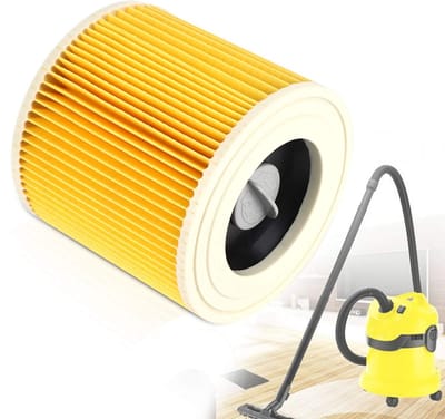 Dailygoods- Stofzuigerfilterelement duurzaam - Filterelement A/WD-serie - Geschikt voor MV3/MV2 - 3 stuks - Hoogwaardig ABS-materiaal - Vergrendeling voor eenvoudig gebruik - Stofzuigerfilter