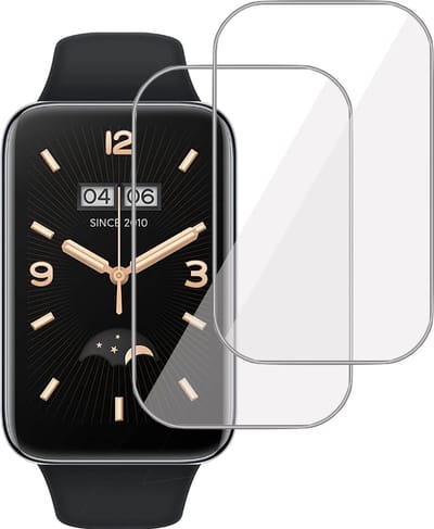 2x Screenprotector geschikt voor Xiaomi Smart Band 7 Pro - Folie Screen Protector