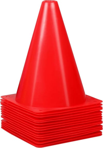 Set van 15 Voetbalpylonen en Markers voor Training en Feest