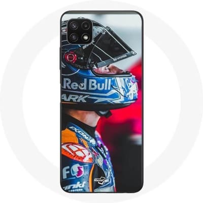 Coque - Maniacase - Samsung Galaxy A22 5G - Miguel Oliveira Moto GP - Souple - Noir noir