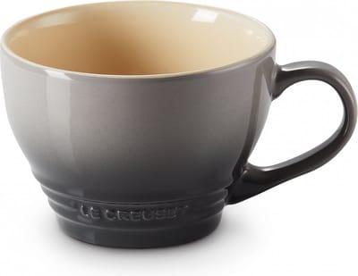 Le Creuset - Mok Large Groot - Geschikt voor oa cappuccino of soep - Flint - 0.4L
