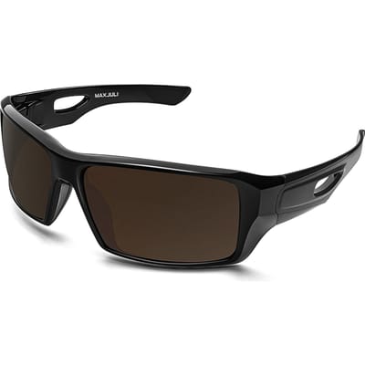 MAXJULI Wrap Around Zonnebril voor Mannen Vrouwen 100% UV400 Bescherming voor Vissen Rijden 8232 black