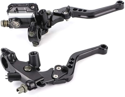 Yctze 7/8" (22mm) Motorfiets Rem- en Koppeling Levers met Verstelbare Stangen
