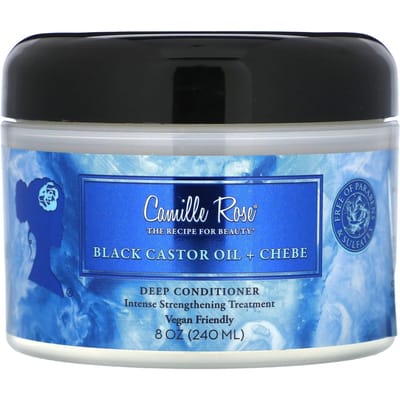 Camille Rose, Black Castor Oil + Chebe, Deep Conditioner, 240ml (8oz) black