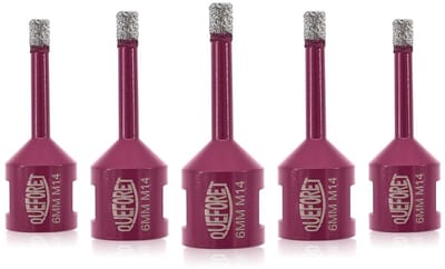 Diamantboor voor Keramiek en Tegels - 6 mm x M14 - 5 Stuks
