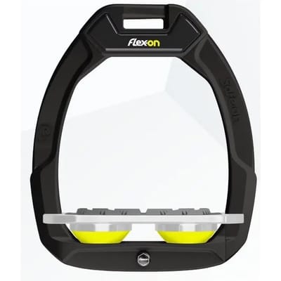 Veiligheidstuigriemen Plat Grip Zwart/Grijs/Geel Flex-On Safe-On