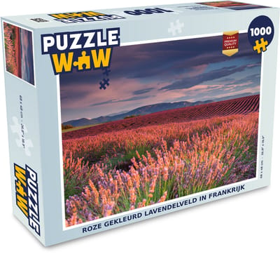 Puzzel Frankrijk - Lavendel - lucht - Legpuzzel - Puzzel 1000 stukjes volwassenen